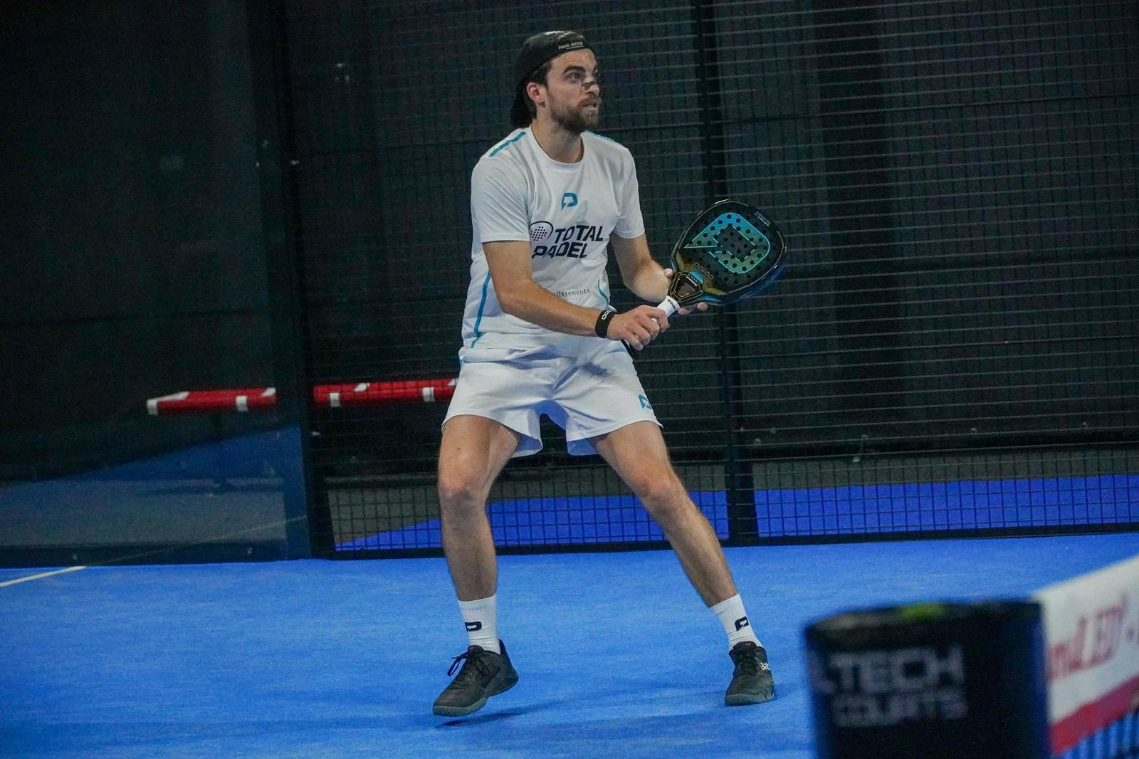 Padel Match Academy player on court — @padelmatchacademy