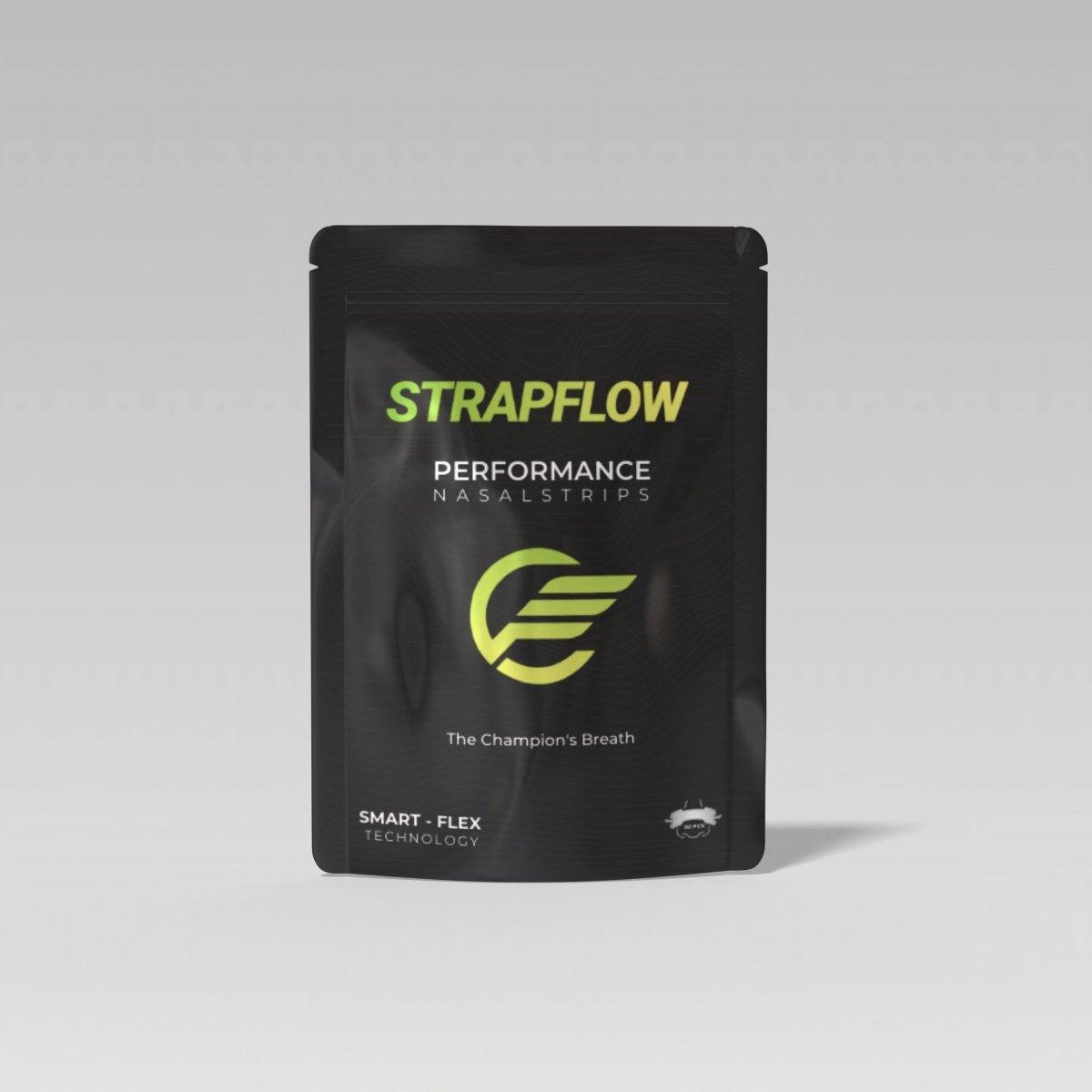 Strapflow Performance Nasal Strips — Black 30-Pack